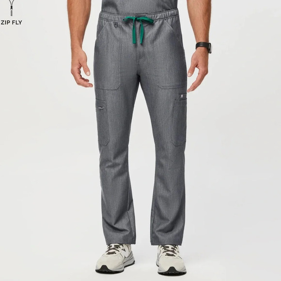 FIGS | Cairo Cargo Scrub Pants, Graphite, Size Large - Picture 1 of 4